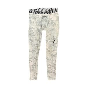 Nike Leggings Mens M Medium White Grey Pro Combat Hypercool Compression Tight